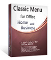 Classic Menu for Office Home and Business 2010, 2013, 2016, 2019 and 365 10-24 licenses
