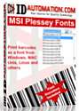 MSI/Plessey Fonts Unlimited Developers License