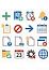Axialis Pure Flat Stock Icons Spreadsheet Set (948 icons)