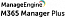 Zoho ManageEngine M365 Manager Plus Standard Annual subscription fee for Each Additional Help Desk Technician