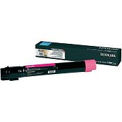 Картридж лазерный Lexmark X950X2MG пурпурный оригинальный повышенной емкости