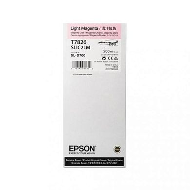 Картридж струйный Epson T7826 C13T782600 пурпурный оригинальный