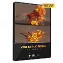 The Pixel Lab VDB Explosions Pack Volume 2: Animated