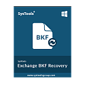 SysTools Exchange BKF Recovery Business License, unlimited clients, single location, incl. 1 Year Updates