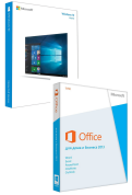 BOX Комплект Windows 10 Домашняя + Office 2013 Для Дома и Бизнеса