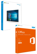 BOX Комплект Windows 10 Домашняя + Office 2016 Для Дома и Бизнеса