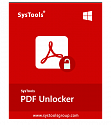 SysTools PDF Unlocker Business License, unlimited clients, single location, incl. 1 Year Updates