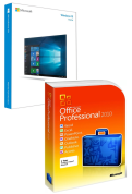 BOX Комплект Windows 10 Домашняя + Office 2010 Профессиональный