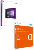 BOX Комплект Windows 10 Профессиональная + Office 2016 Для Дома и Бизнеса