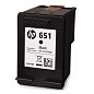 Картридж струйный HP 651 черный оригинальный