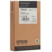 Картридж струйный Epson T5431 C13T543100 черный оригинальный