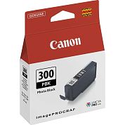 Картридж струйный Canon PFI-300 PBK 4193C001 фото черный оригинальный