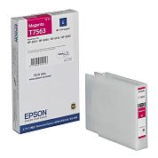 Картридж струйный Epson T7563 C13T756340 пурпурный оригинальный