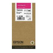 Картридж струйный Epson T6533 C13T653300 пурпурный оригинальный