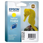 Картридж струйный Epson T0484 C13T04844010 желтый оригинальный