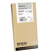 Картридж струйный Epson T6537 C13T653700 серый оригинальный