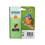 Картридж струйный Epson T1599 C13T15994010 оранжевый оригинальный
