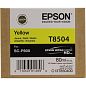 Картридж струйный Epson T8504 C13T850400 желтый оригинальный