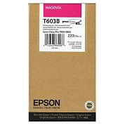 Картридж струйный Epson T603B C13T603B00 пурпурный оригинальный