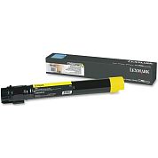 Картридж лазерный Lexmark C950X2YG желтый оригинальный повышенной емкости