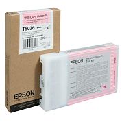 Картридж струйный Epson T6036 C13T603600 светло-пурпурный оригинальный