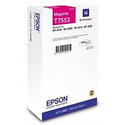 Картридж струйный Epson T7553 C13T755340 пурпурный оригинальный повышенной емкости