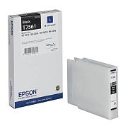 Картридж струйный Epson T7561 C13T756140 черный оригинальный