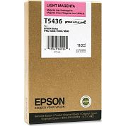 Картридж струйный Epson T5436 C13T543600 светло-пурпурный оригинальный