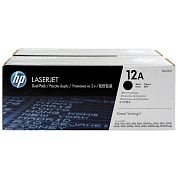 Картридж лазерный HP 12A Q2612AF черный оригинальный (двойная упаковка)
