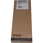 Картридж струйный Epson T6069 C13T606900 светло-серый оригинальный повышенной емкости