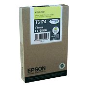 Картридж струйный Epson T6174 C13T617400 желтый оригинальный повышенной емкости