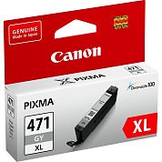 Картридж струйный Canon CLI-471XL GY 0350C001 серый оригинальный повышенной емкости