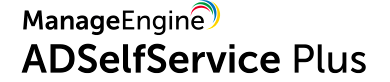 Zoho ManageEngine ADSelfService Plus Standard Edition Annual Subscription fee for 500 Domain Users
