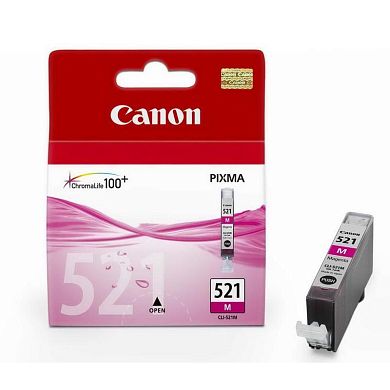 Картридж струйный Canon CLI-521M 2935B004 пурпурный оригинальный