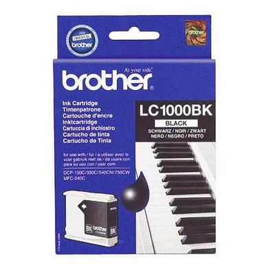 Картридж струйный Brother LC1000BK черный оригинальный