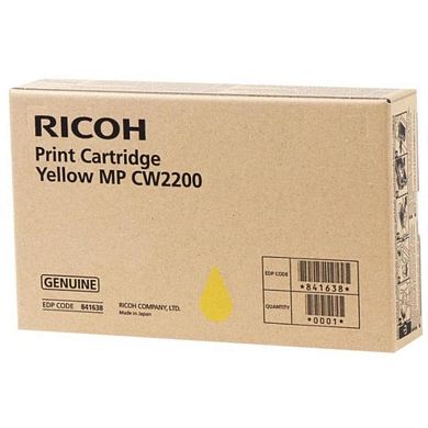Картридж струйный Ricoh MP CW2200 841638 желтый оригинальный