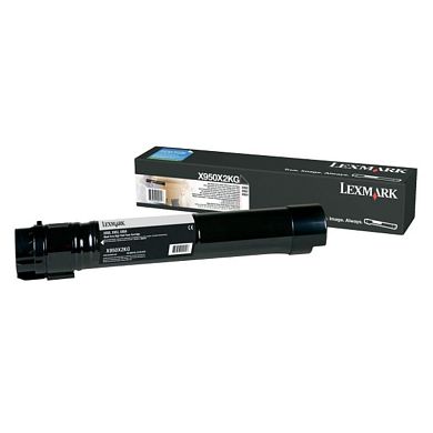Картридж лазерный Lexmark X950X2KG черный оригинальный повышенной емкости