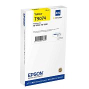 Картридж струйный Epson T9074 C13T907440 желтый оригинальный повышенной емкости