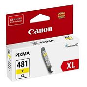 Картридж струйный Canon CLI-481XL Y 2046C001 желтый оригинальный повышенной емкости