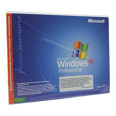 Microsoft Windows XP Professional SP2/SP3 Russian 1pk DSP OEI CD