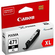 Картридж струйный Canon CLI-471XL BK 0346C001 черный оригинальный повышенной емкости