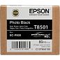 Картридж струйный Epson T8501 C13T850100 черный фото оригинальный