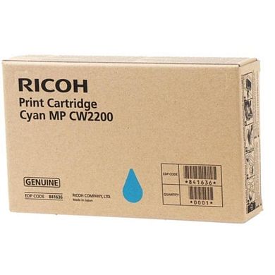 Картридж струйный Ricoh MP CW2200 841636 голубой оригинальный