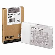 Картридж струйный Epson T6057 C13T605700 серый оригинальный