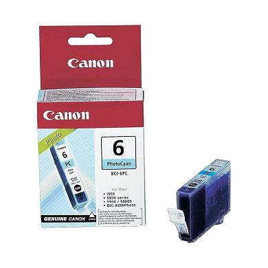 Картридж струйный Canon BCI-6PC 4709A002 голубой оригинальный