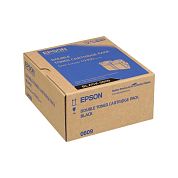 Картридж лазерный Epson S050609 C13S050609 черный оригинальный (двойная упаковка)