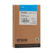Картридж струйный Epson T5432 C13T543200 голубой оригинальный