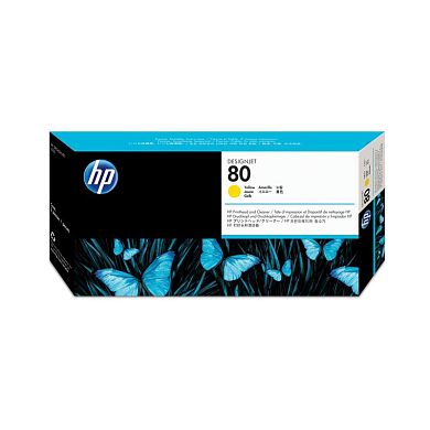 Головка печатающая HP 80 C4823A желтая