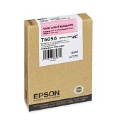Картридж струйный Epson T6056 C13T605600 светло-пурпурный оригинальный