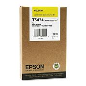 Картридж лазерный Epson T5434 C13T543400 желтый оригинальный